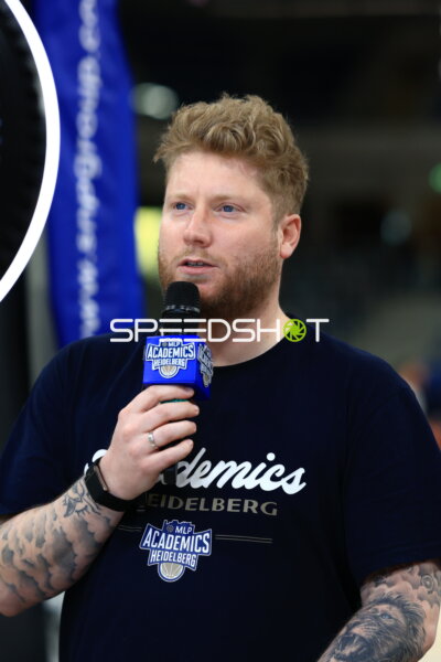 Moderation im SNP-Dome durch Kevin Gerwin (490; MLP Academics Heidelberg)