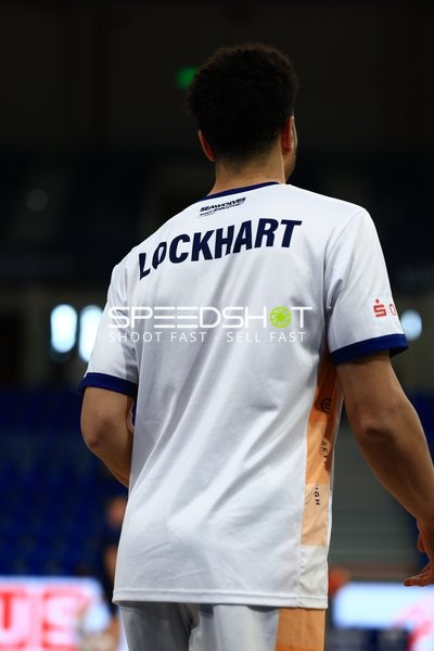 Basketball-Szene mit Spieler von Rostock Seawolves