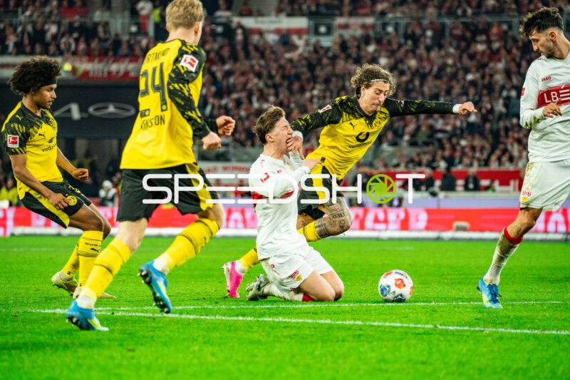Angelo Stiller #6 (VfB), Fabio Silva (BVB)