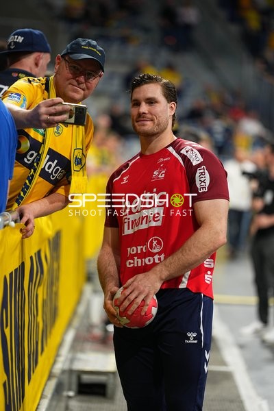 Szene mit Johannes Golla (4; SG Flensburg Handewitt)