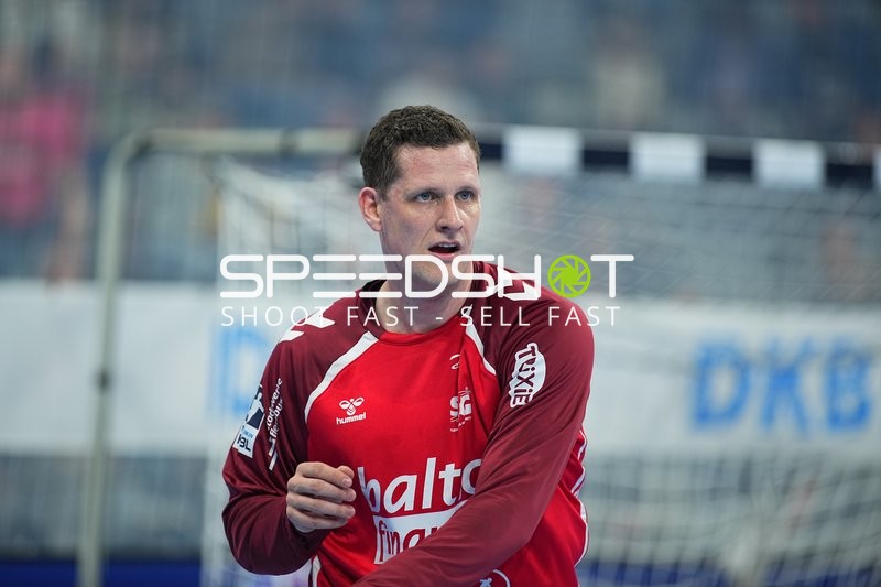 Szene mit Kevin Moller (20; SG Flensburg Handewitt)