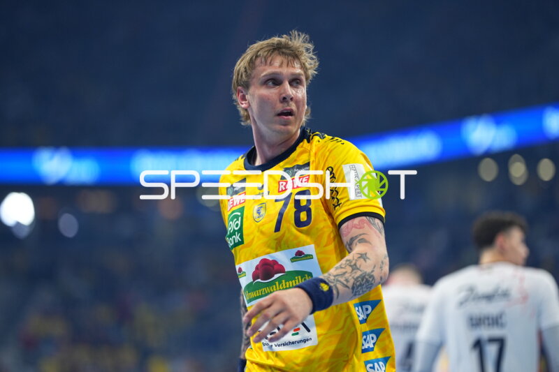 Szene mit Edwin Aspenbäck (78; Rhein Neckar Löwen)