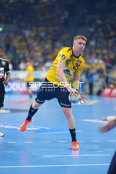 Szene mit Haukur Thrastarson (25; Rhein Neckar Löwen)