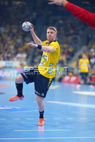 Szene mit Haukur Thrastarson (25; Rhein Neckar Löwen)