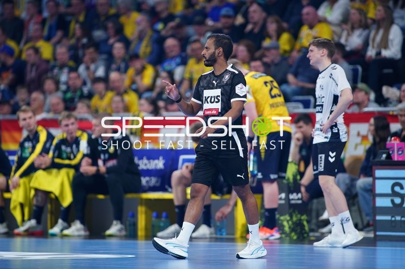 Szene mit Benjamin Buric (1; SG Flensburg Handewitt)