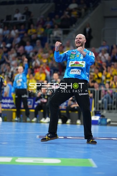 Szene mit Kevin Moller (20; SG Flensburg Handewitt)