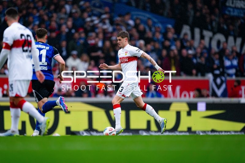 Ballbesitz von Ramon Hendriks (3; VfB Stuttgart)