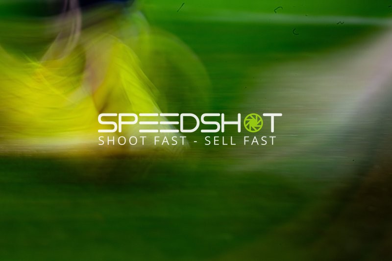 Unscharfe Fußballaufnahme