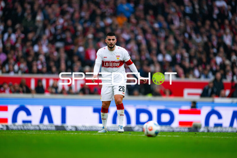 Spieler bereitet Pass vor