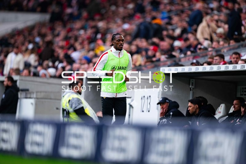 Spieler beim Aufwärmen