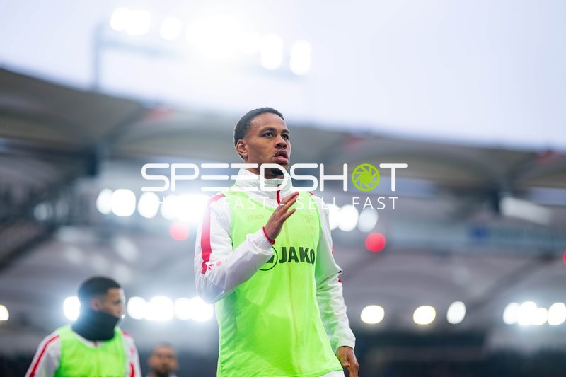 Spieler beim Aufwärmen