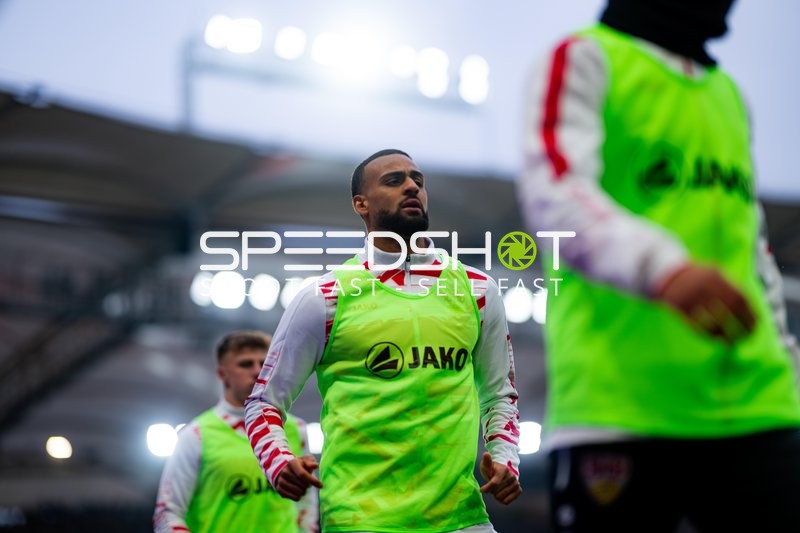 Spieler beim Aufwärmen