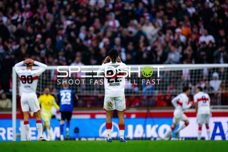 Enttäuschte Spieler nach Tor