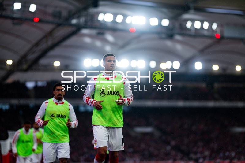 Spieler beim Aufwärmen