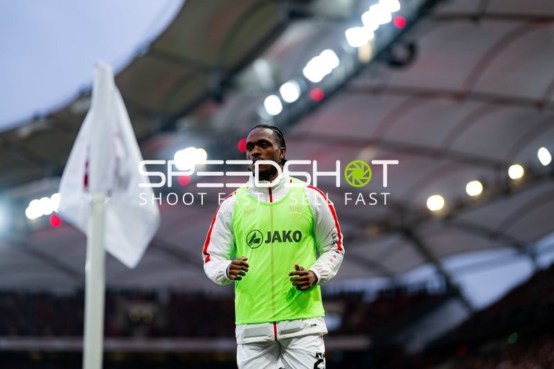 Spieler beim Aufwärmen