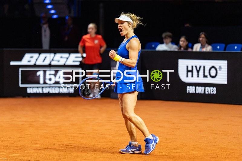 Jubel bei Porsche Tennis Grand Prix