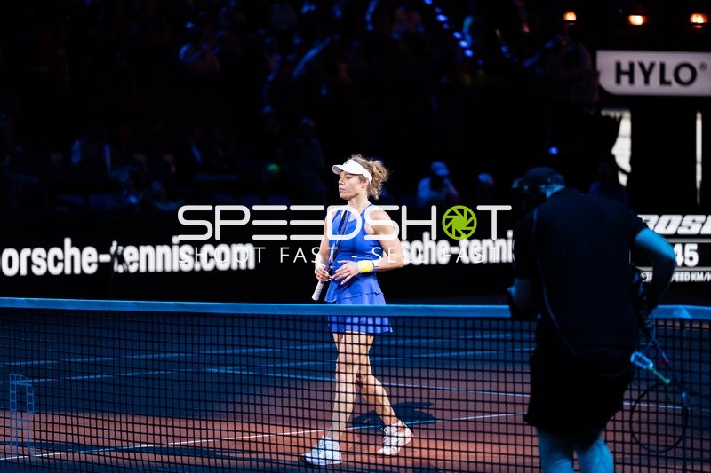 Tennis, Porsche Tennis grand Prix 2026, Porsche-Arena Stuttgart, Laura Siegemund vs. Iga Swiatek, Laura Siegemund GER