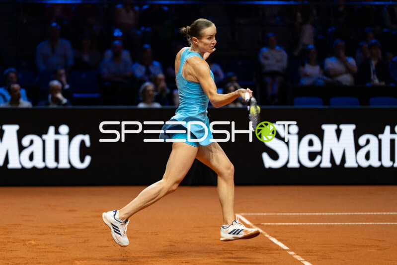 Tennis, Porsche Tennis grand Prix 2026, Porsche-Arena Stuttgart, Elina Svitolina UKR vs. Karolina Muchova CZE, Elina Svitolina UKR