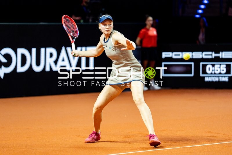 Tennis, Porsche Tennis grand Prix 2026, Porsche-Arena Stuttgart, Finale, Karolina Muchova CZE vs. Elena Rybakina KAZ, Elena Rybakina