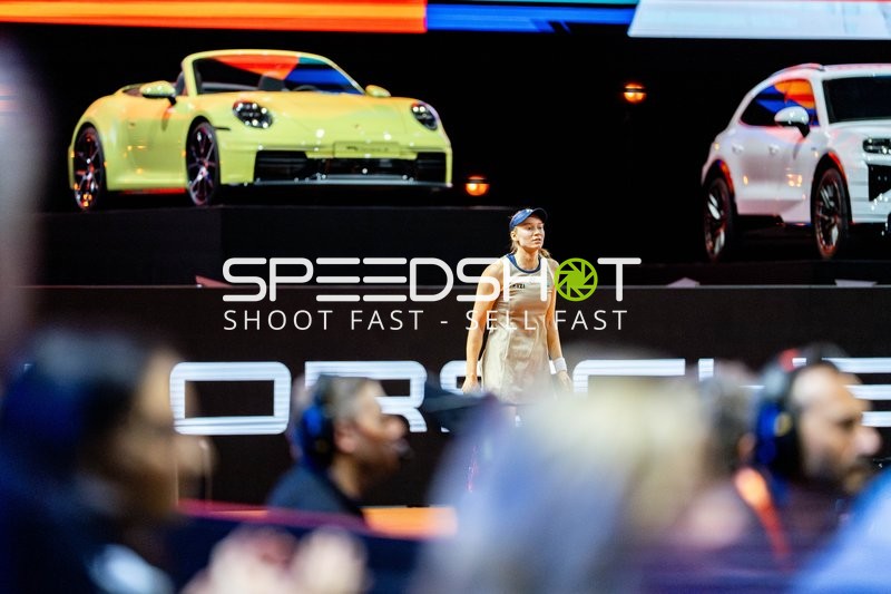Tennis, Porsche Tennis grand Prix 2026, Porsche-Arena Stuttgart, Finale, Karolina Muchova CZE vs. Elena Rybakina KAZ, Elena Rybakina