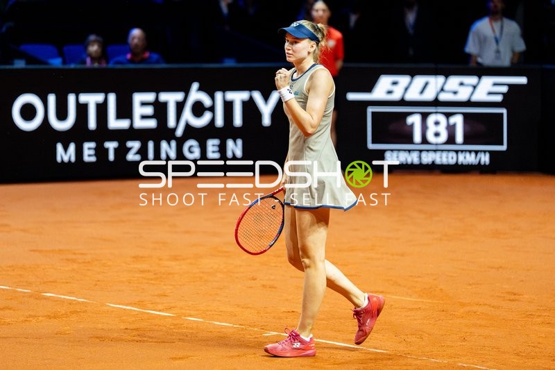 Tennis, Porsche Tennis grand Prix 2026, Porsche-Arena Stuttgart, Finale, Karolina Muchova CZE vs. Elena Rybakina KAZ, Elena Rybakina