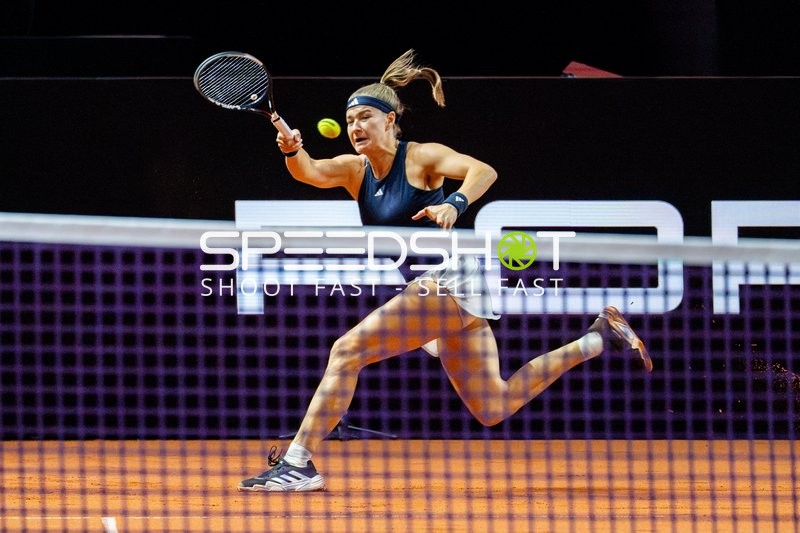 Tennis, Porsche Tennis grand Prix 2026, Porsche-Arena Stuttgart, Finale, Karolina Muchova CZE vs. Elena Rybakina KAZ, Karolina Muchova
