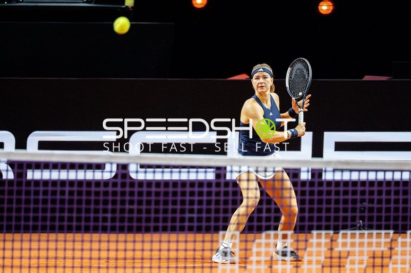 Tennis, Porsche Tennis grand Prix 2026, Porsche-Arena Stuttgart, Finale, Karolina Muchova CZE vs. Elena Rybakina KAZ, Karolina Muchova