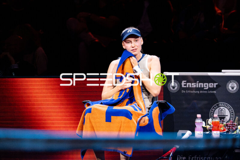 Tennis, Porsche Tennis grand Prix 2026, Porsche-Arena Stuttgart, Finale, Karolina Muchova CZE vs. Elena Rybakina KAZ, Elena Rybakina