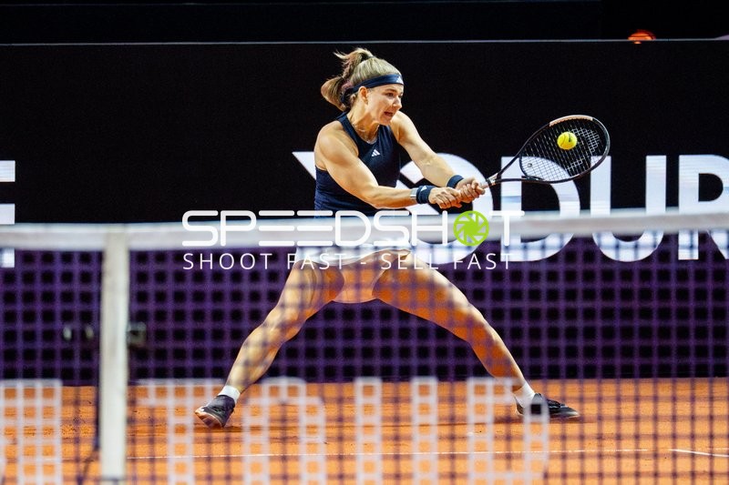 Tennis, Porsche Tennis grand Prix 2026, Porsche-Arena Stuttgart, Finale, Karolina Muchova CZE vs. Elena Rybakina KAZ, Karolina Muchova