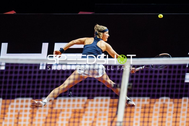 Tennis, Porsche Tennis grand Prix 2026, Porsche-Arena Stuttgart, Finale, Karolina Muchova CZE vs. Elena Rybakina KAZ, Karolina Muchova