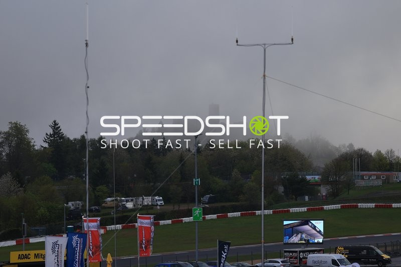 Neblige Sicht am Nürburgring