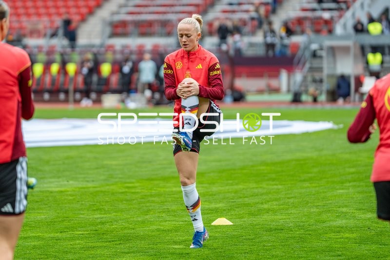Frauen-Nationalmannschaft Aufwärmen