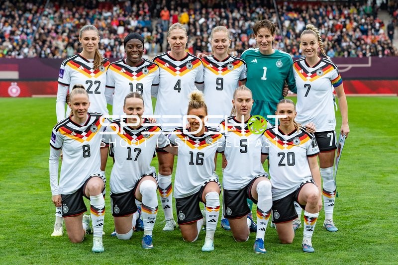 Deutschland Frauen Mannschaftsfoto
