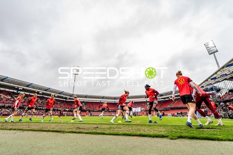 Deutschland Frauen Aufwärmen