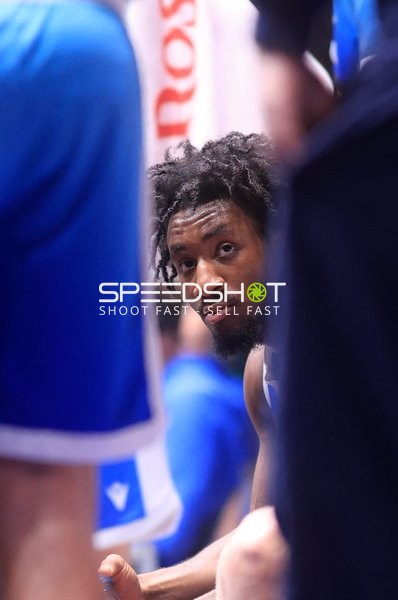 Isaiah Swope (1; Frankfurt Skyliners) in der Süwag Arena