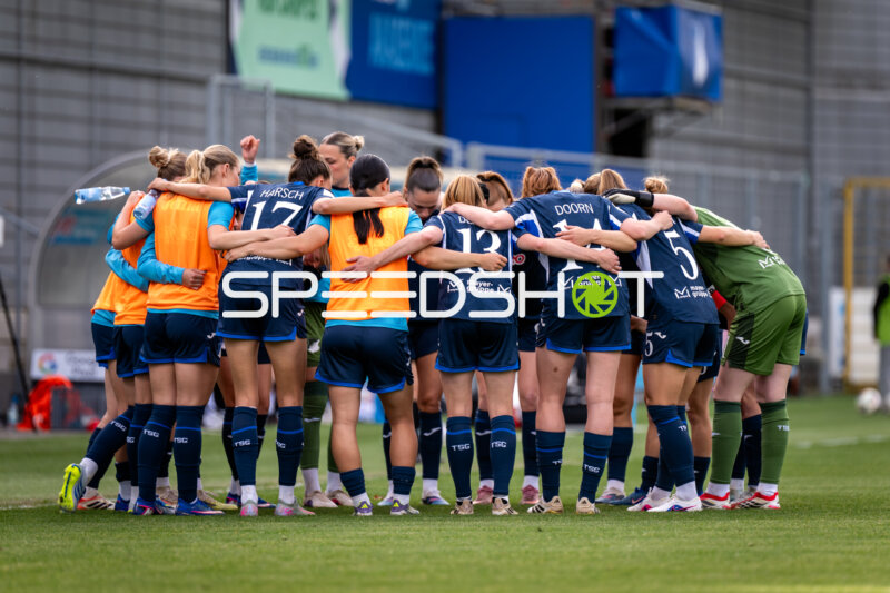 Teamkreis vor dem Spiel