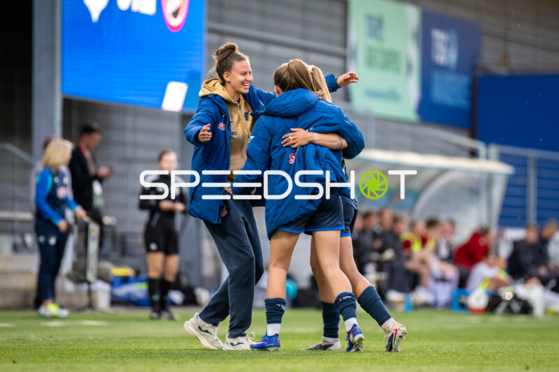 Freude am Spielfeldrand