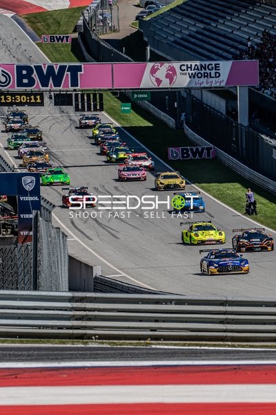 Startaufstellung beim DTM Rennen in Spielberg