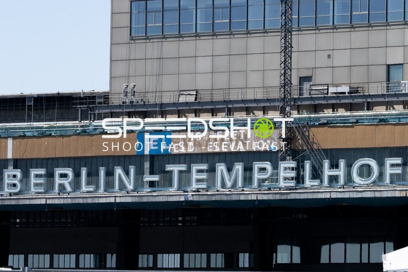 Gebäude am Flughafen Tempelhof