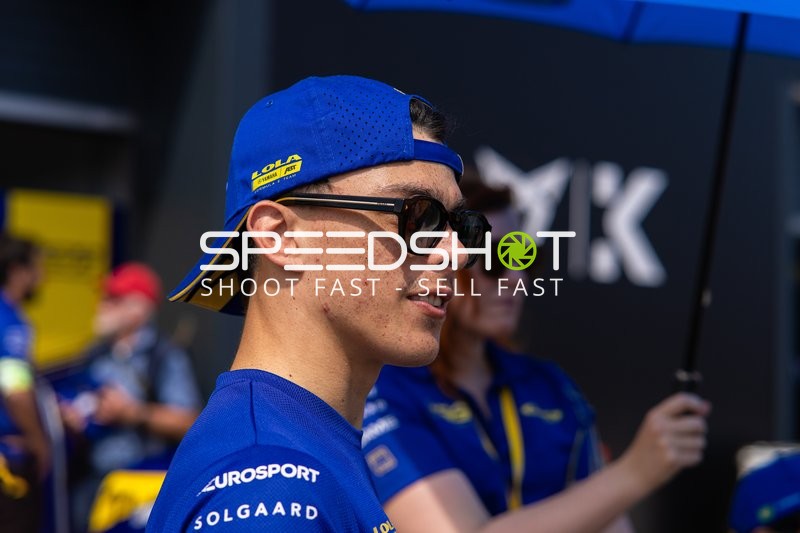Fahrer im Fahrerlager beim Berlin E-Prix