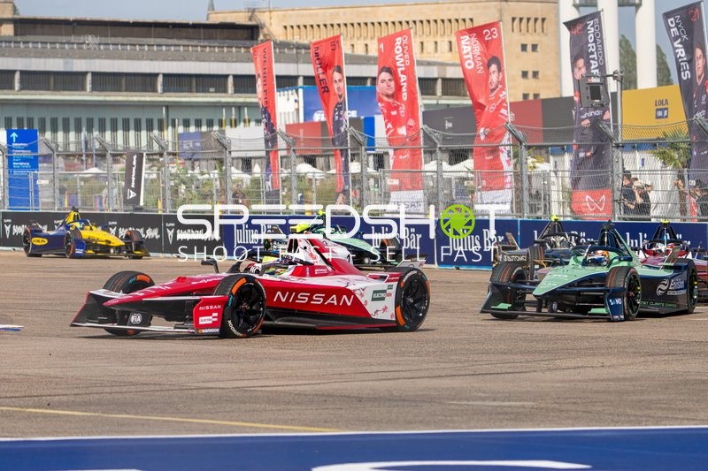 Spannende Rennsituation beim Hankook Berlin E-Prix