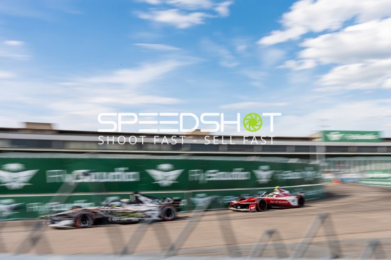 Spannender Zweikampf beim Berlin E-Prix