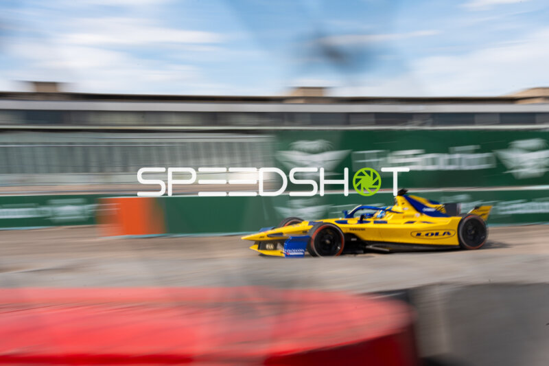 Schnelle Fahrt beim Berlin E-Prix
