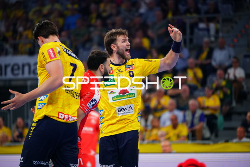 Szene mit Steven Plucnar Jacobsen (9; Rhein Neckar Löwen)