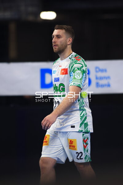Lukas Mertens (#36, SC Magdeburg) in der SAP Arena Mannheim