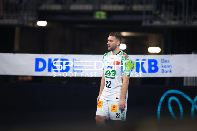 Lukas Mertens (#36, SC Magdeburg) in der SAP Arena
