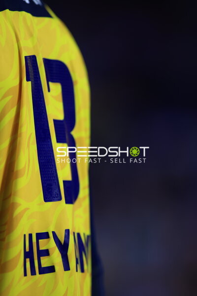 Sebastian Heymann (#13; Rhein Neckar Löwen) – Trikot-Detailaufnahme