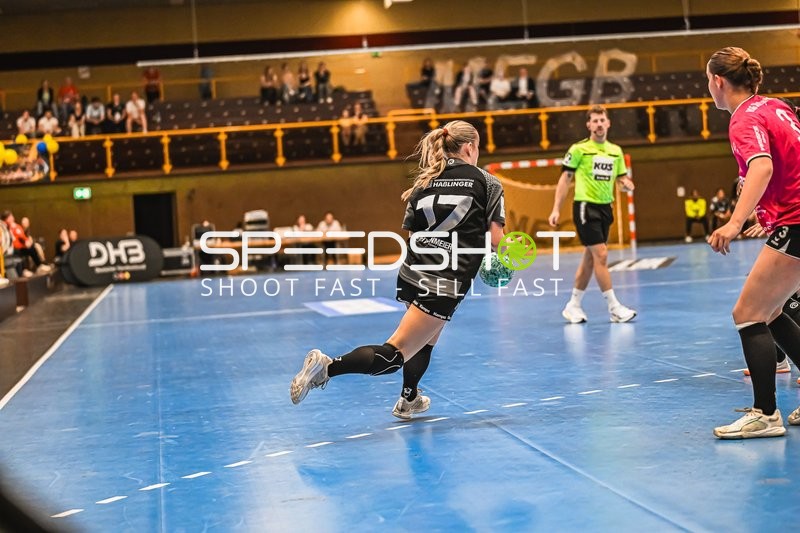 Szene mit Hanna Walther (17; HSG Bensheim/Auerbach U19) und Romy Schmid (3; HSG Stuttgart/Metzingen)