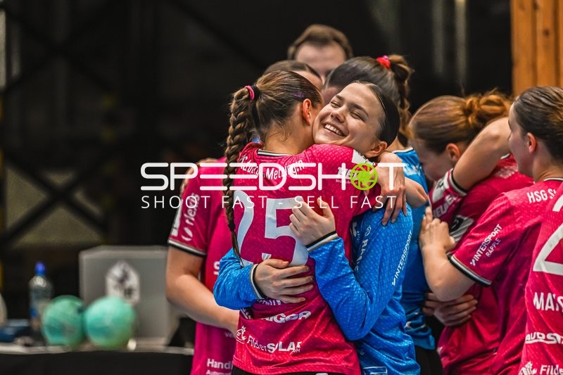 Jubel mit Jolina Behling (25; HSG Stuttgart/Metzingen)