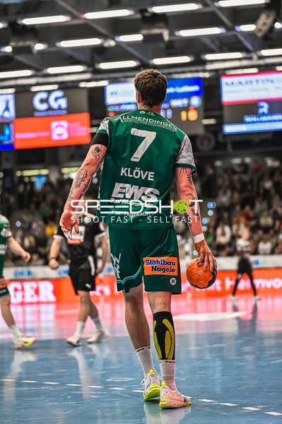 Szene mit Dominik Mappes (7; HSG Wetzlar) in der EWS Arena